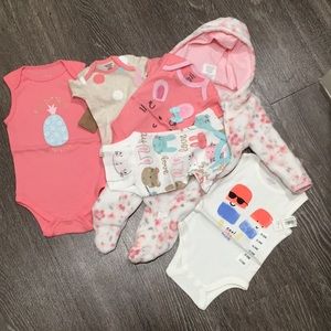 (6 Items) baby girl clothes